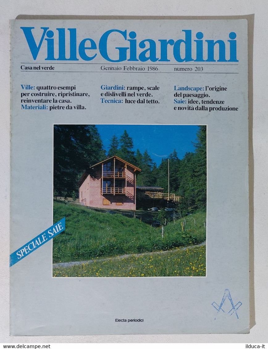 51568 - Ville Giardini Nr 203 - Gennaio Febbraio 1986 - Casa, Giardino, Cucina