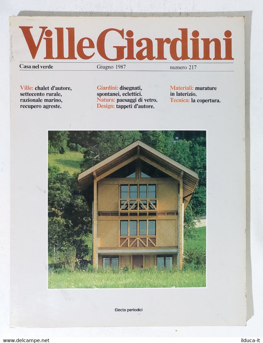 51579 - Ville Giardini Nr 217 - Giugno1987 - Maison, Jardin, Cuisine