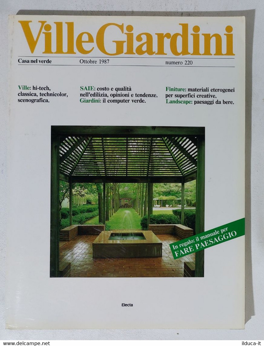 51583 - Ville Giardini Nr 220 - Ottobre 1987 - Casa, Jardinería, Cocina