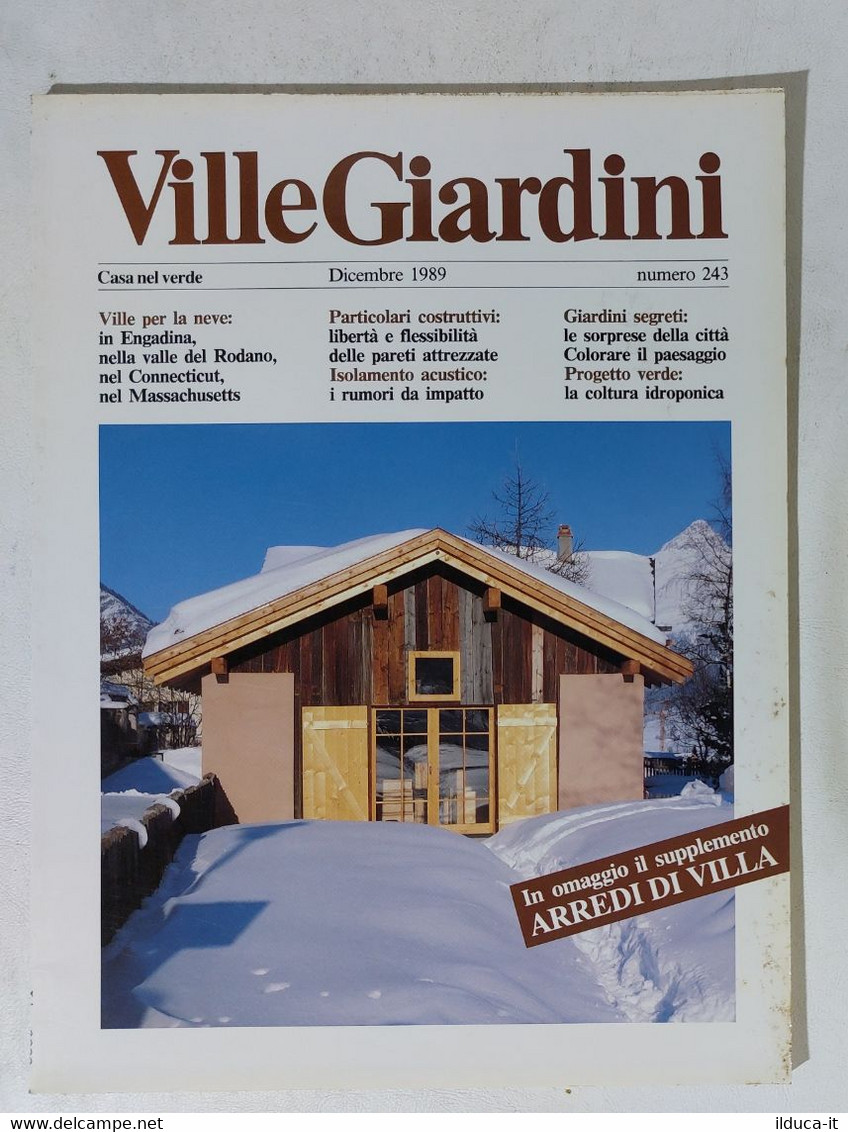 51620 - Ville Giardini Nr 243 - Dicembre 1989 - Maison, Jardin, Cuisine