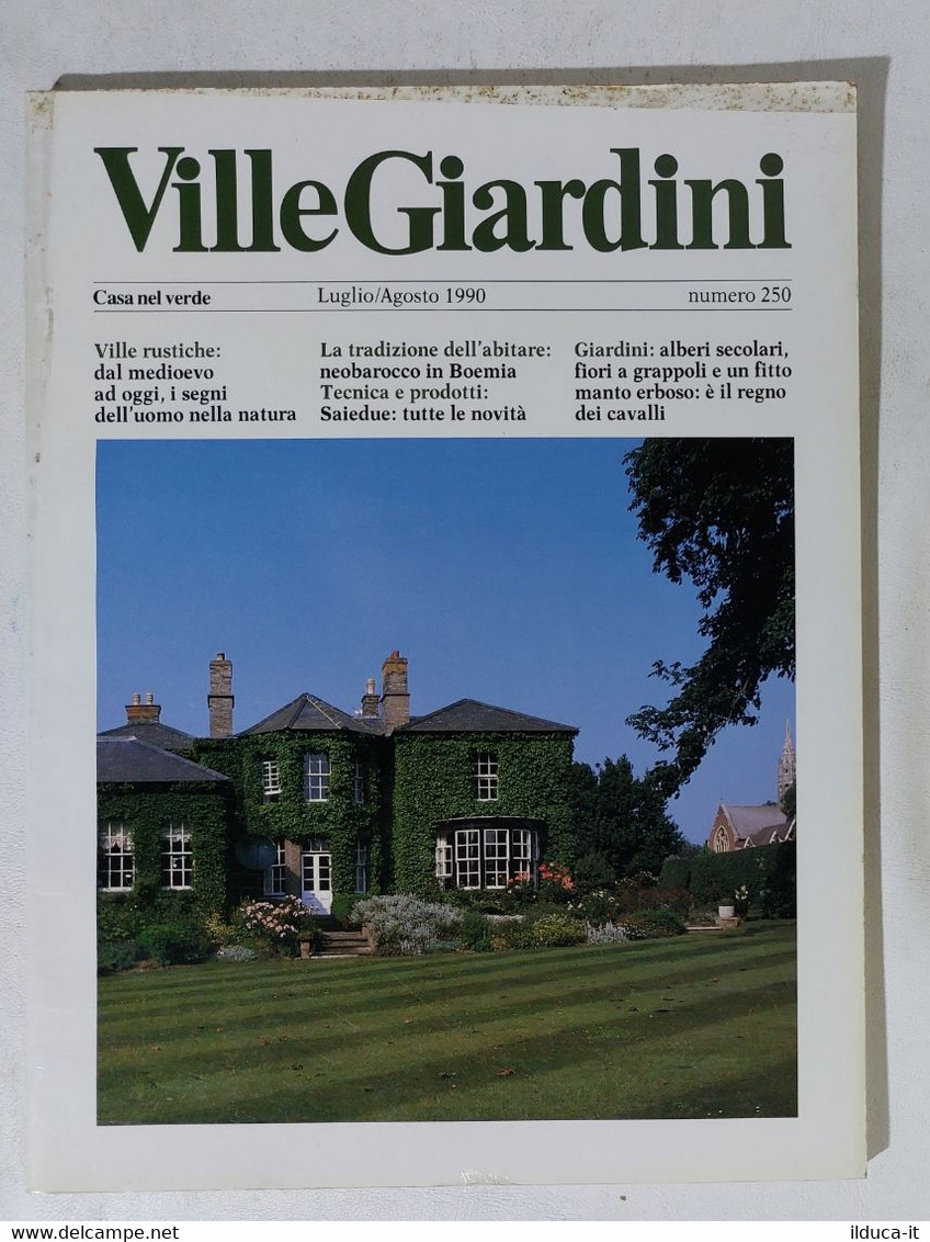 51629 - Ville Giardini Nr 250 - Luglio Agosto 1990 - Maison, Jardin, Cuisine