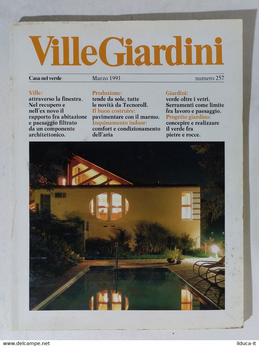 51634 - Ville Giardini - Nr 257 - Marzo 1991 - Maison, Jardin, Cuisine