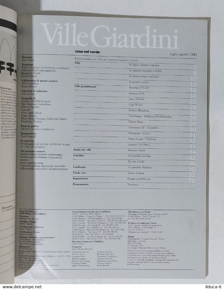 51643 - Ville Giardini - Luglio Agosto 1983 - Maison, Jardin, Cuisine