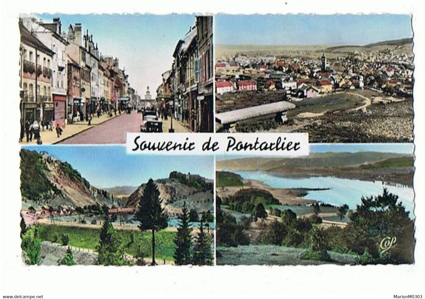 25  - PONTARLIER - Souvenir De Pontarlier - Multivues - 385 - Pontarlier