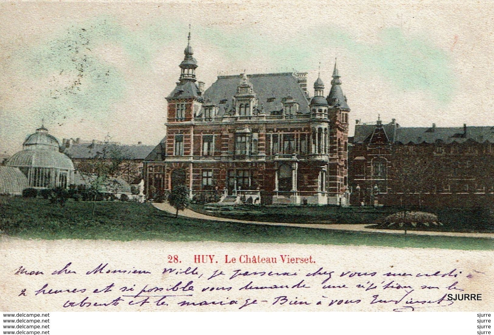 HUY / Hoei - Le Château De VIERSET - Kasteel * - Hoei