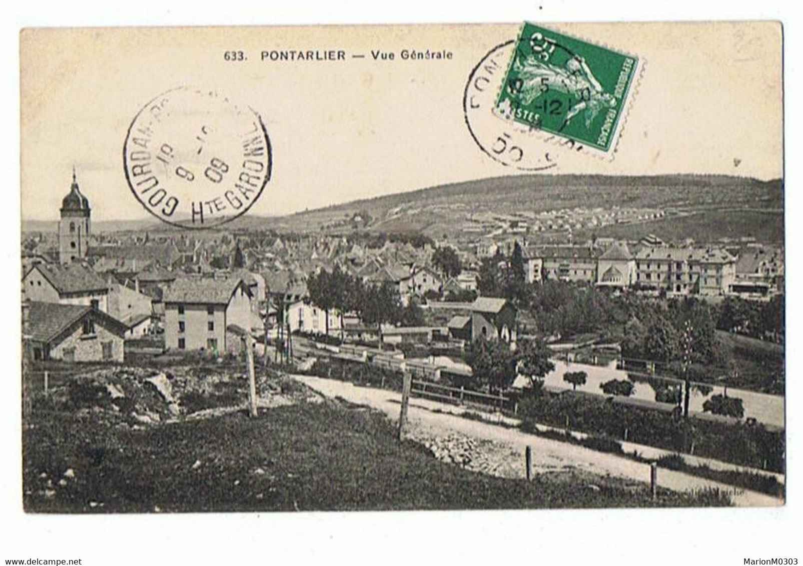 25  - PONTARLIER - Vue Générale - 392 - Pontarlier