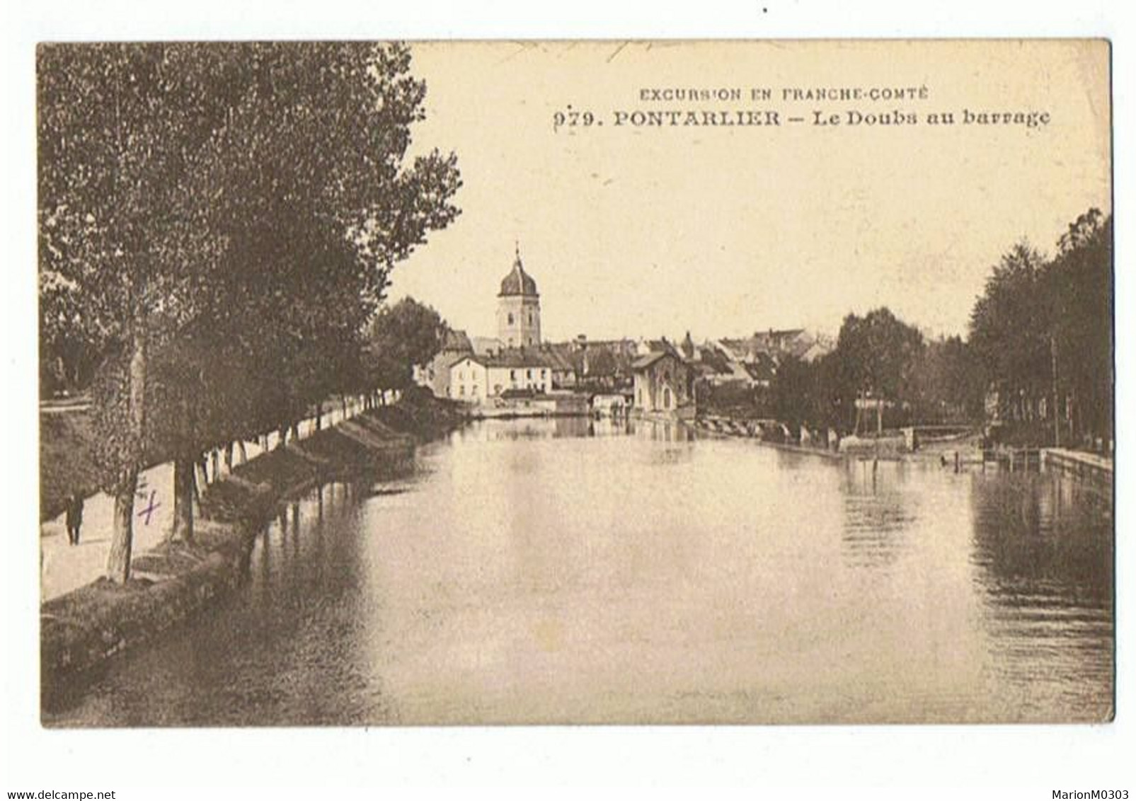 25  - PONTARLIER - Le Doubs Au Barrage - 393 - Pontarlier