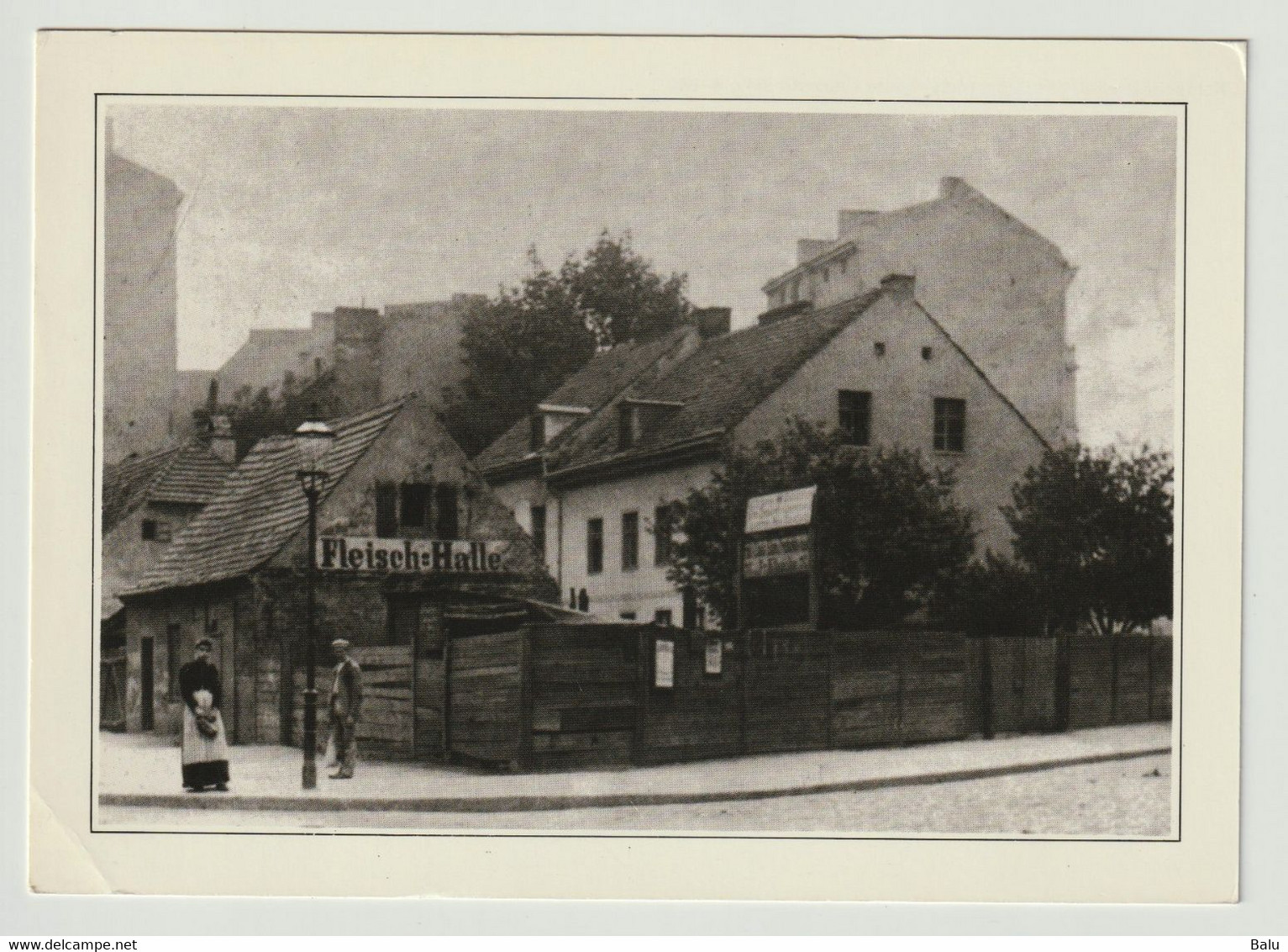 AK SW Berlin Kolonnenstraße / Ecke Bahnstraße Heute: Crellestraße Um 1880, 2 Scans, NEU - Schöneberg