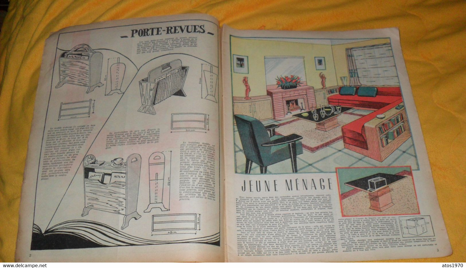 JOURNAUX REVUE MON OUVRAGE N°83 AOUT 1955.. - Moda