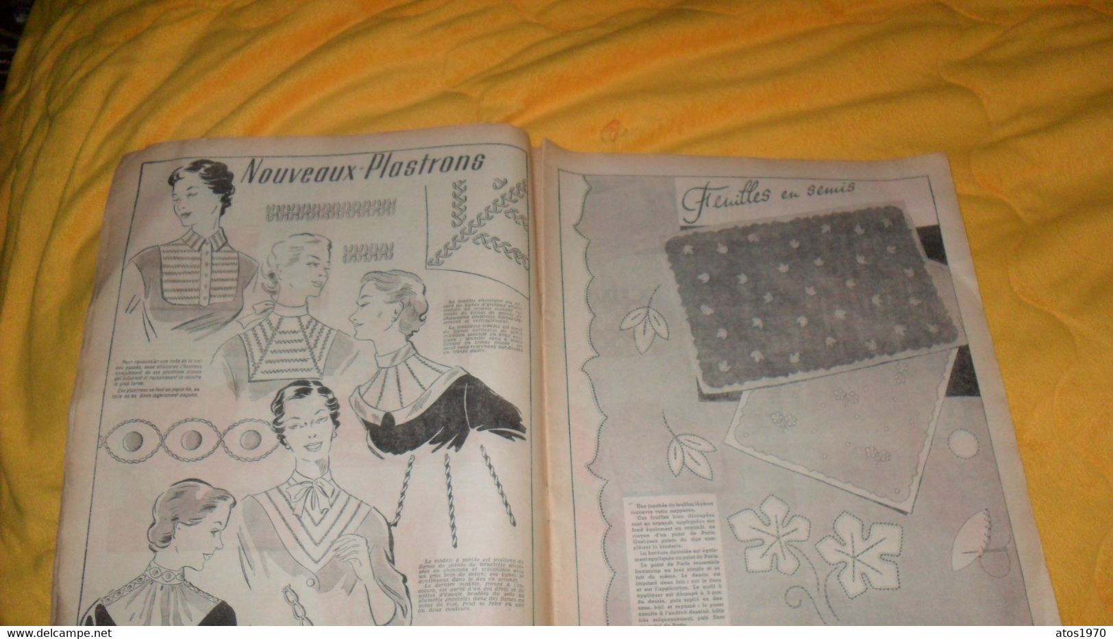 JOURNAUX REVUE MON OUVRAGE N°71 AOUT 1954.. - Fashion