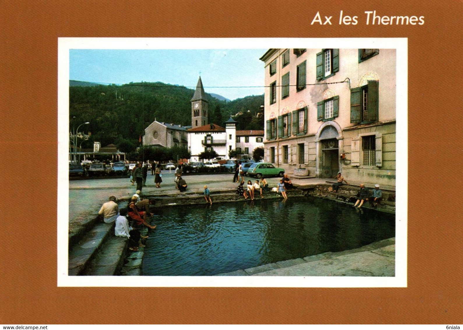 13543 AX LES THERMES Le Bassin D'Eau Chaude Naturelle    (Recto-verso) 09 - Ax Les Thermes