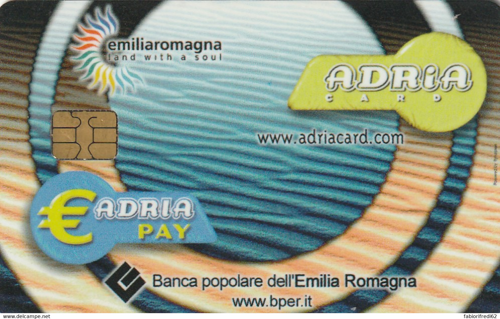 CARTA PAGAMENTO ADRIAPAY  (CV5556 - Credit Cards (Exp. Date Min. 10 Years)