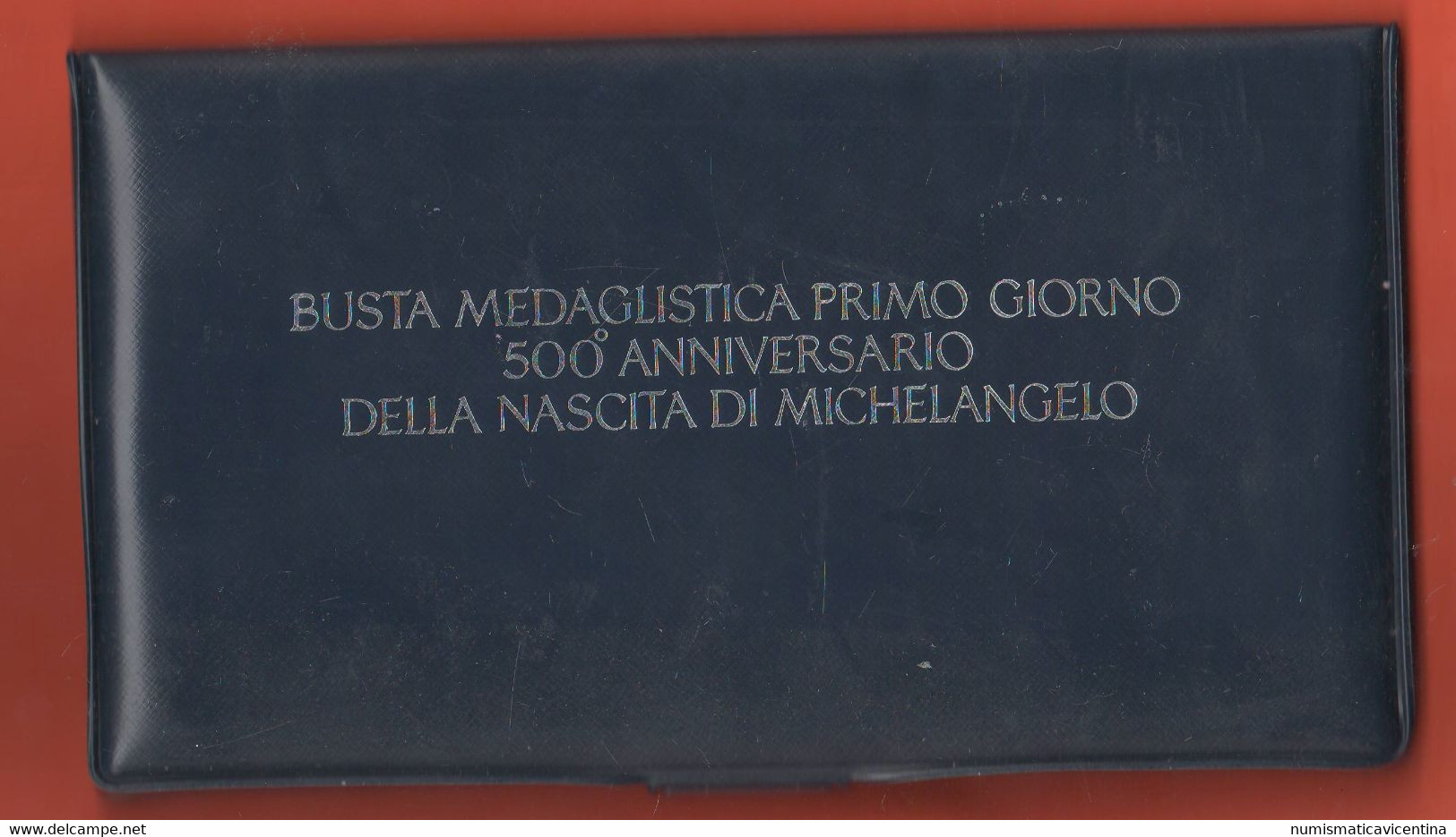 Michelangelo 500° Morte 1975 Emissione Speciale Medaglia Argento + First Day Cover - Other & Unclassified