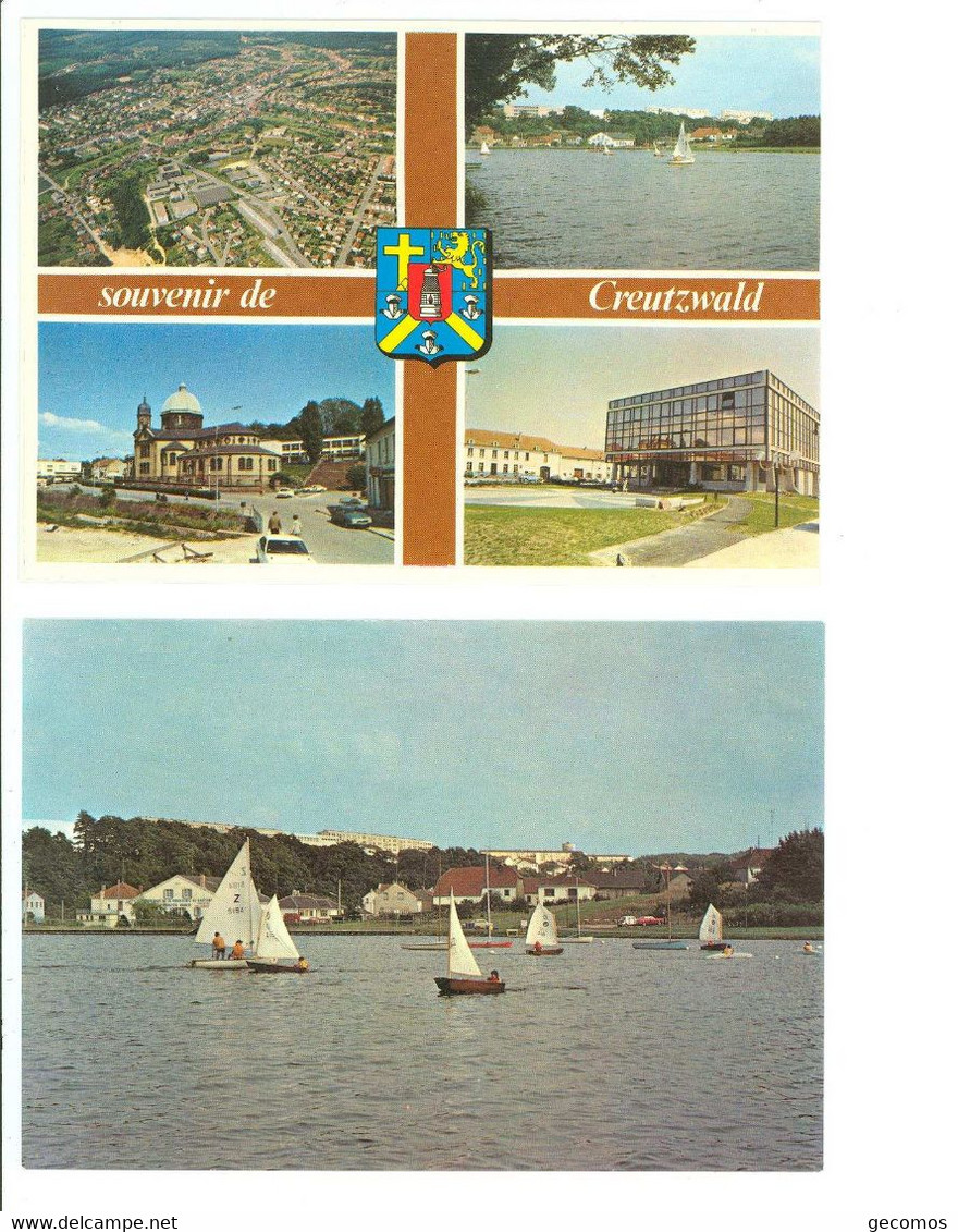 57 - CREUTZWALD - Lot De 2 Cartes - Creutzwald