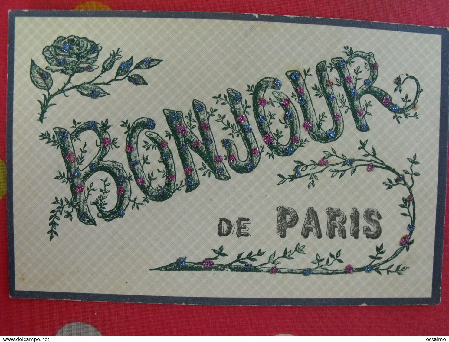 Carte Postale Bonjour De Paris. 75 - Souvenir De...