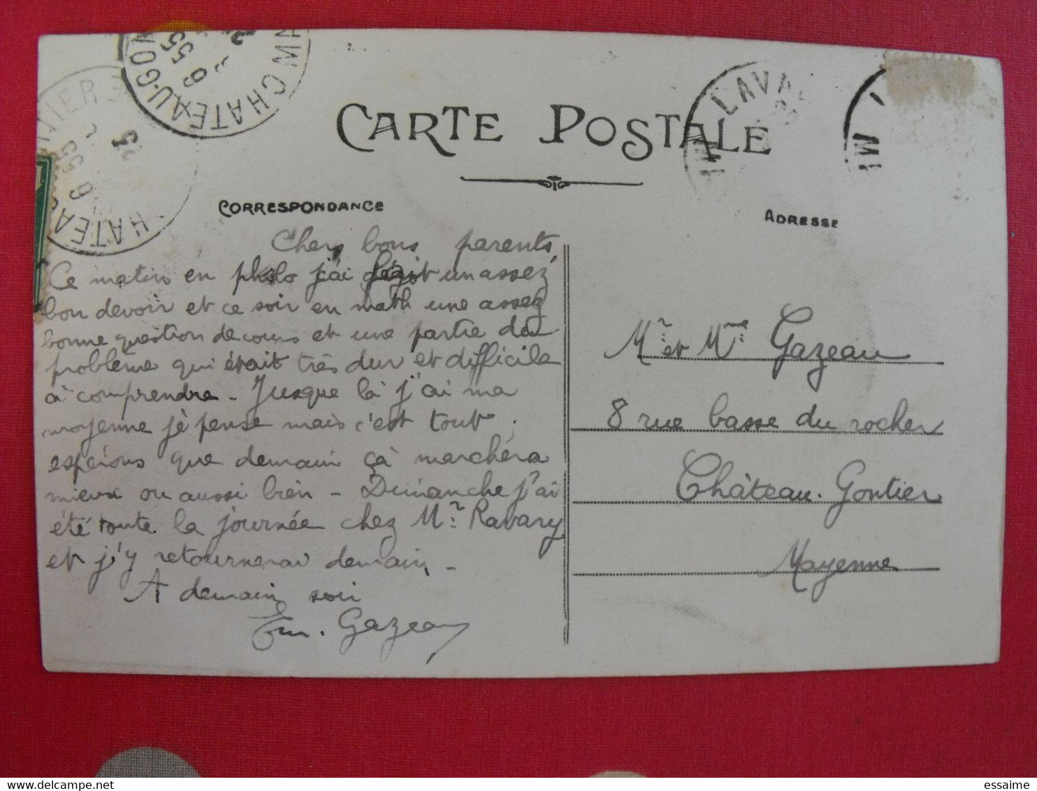 Carte Postale Souvenir De Château-Gontier. Mayenne 53 - Souvenir De...