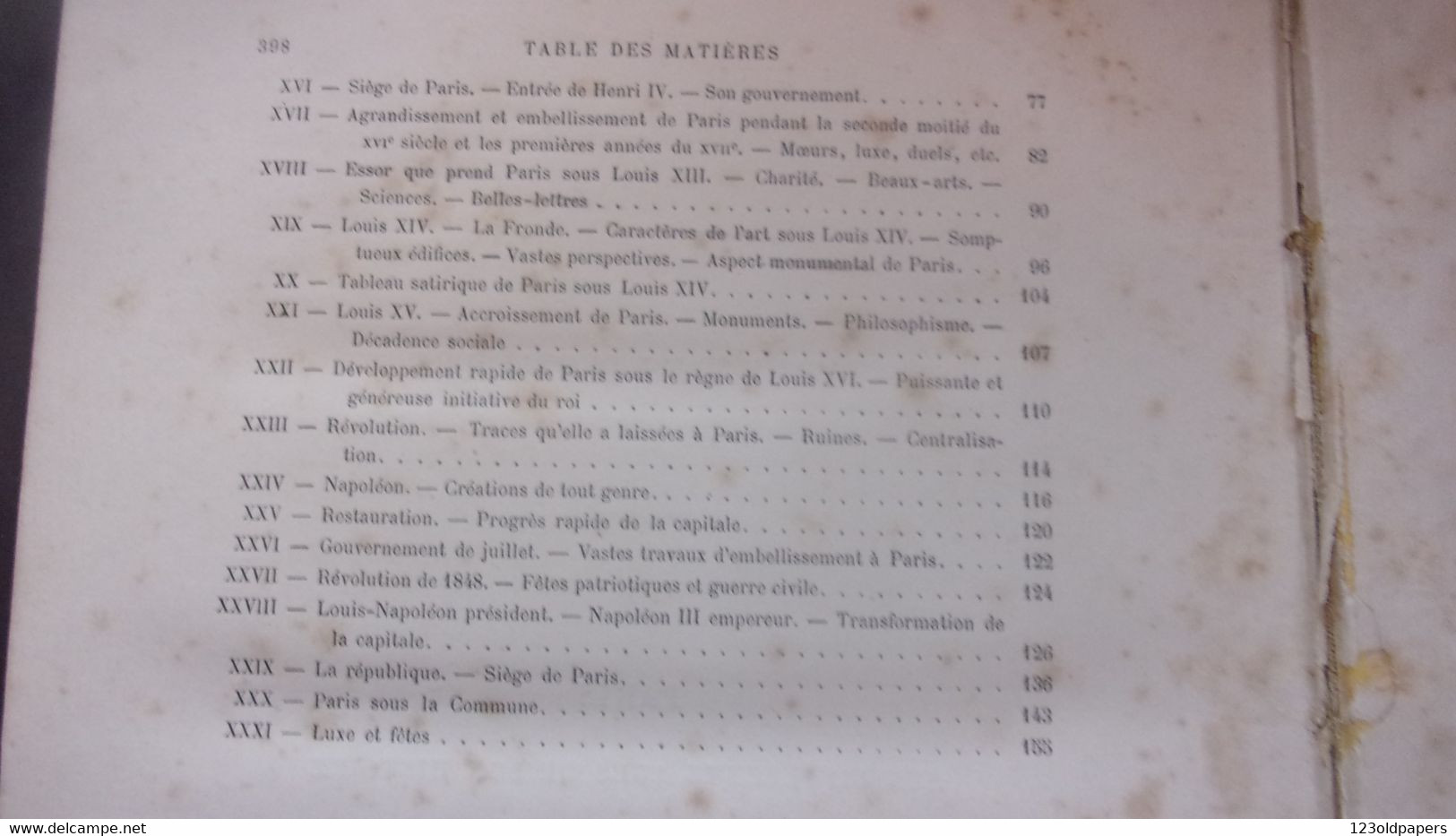 XIX EME BEAU CARTONNAGE MAME TOURS HISTOIRE DE PARIS ET DE SES MONUMENTS EUGENE DE LA GOURNERIE