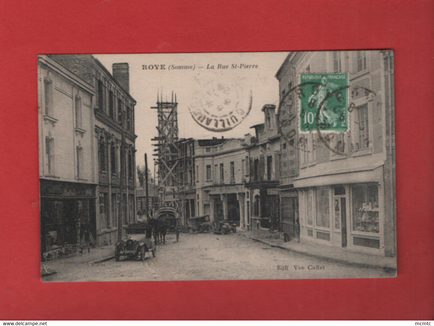 CPA - Roye -(Somme) - La Rue St Pierre - Roye