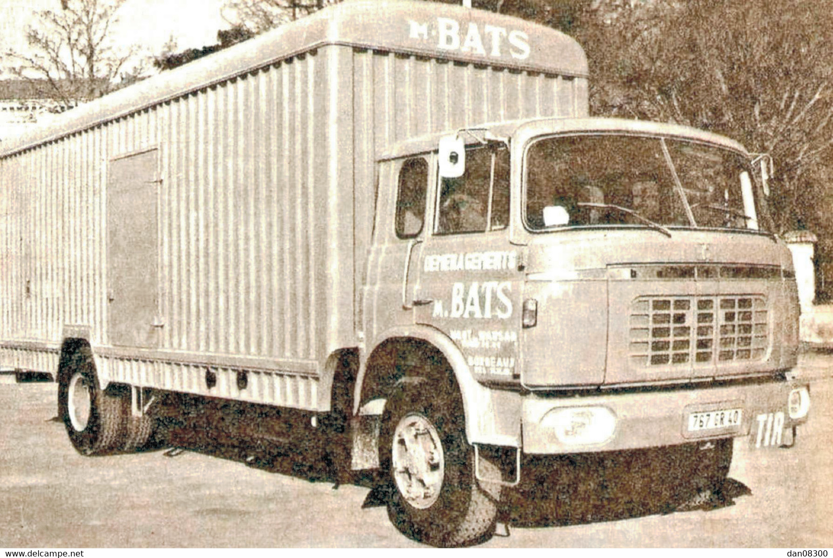 PHOTO 15 X 10 CMS CAMION A IDENTIFIER DEMENAGEMENTS BATS A MONT DE MARSAN - Auto's