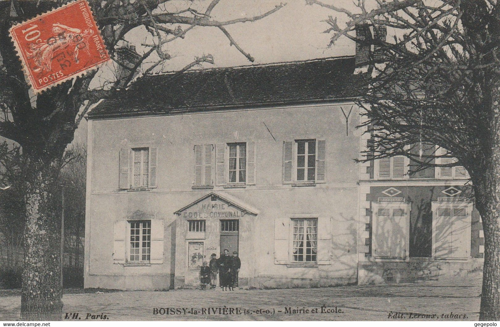 BOISSY La RIVIERE - Mairie Et Ecole Communale - Boissy-la-Rivière