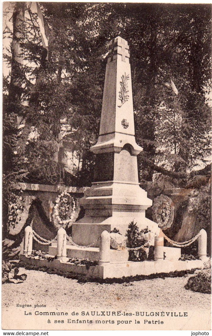 CPA 88  VOSGES - SAULXURE Les BULGNEVILLE - Monument -  La Commune  à Ses Enfants Morts Pour La  Patrie. - Sonstige & Ohne Zuordnung