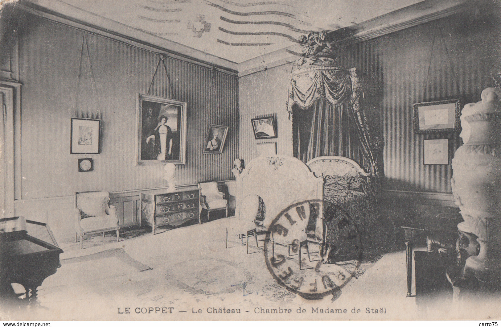 Suisse - Coppet - Chambre Château Mme De Staël - Adressée à Ruffec 16 - Militaria - Coppet