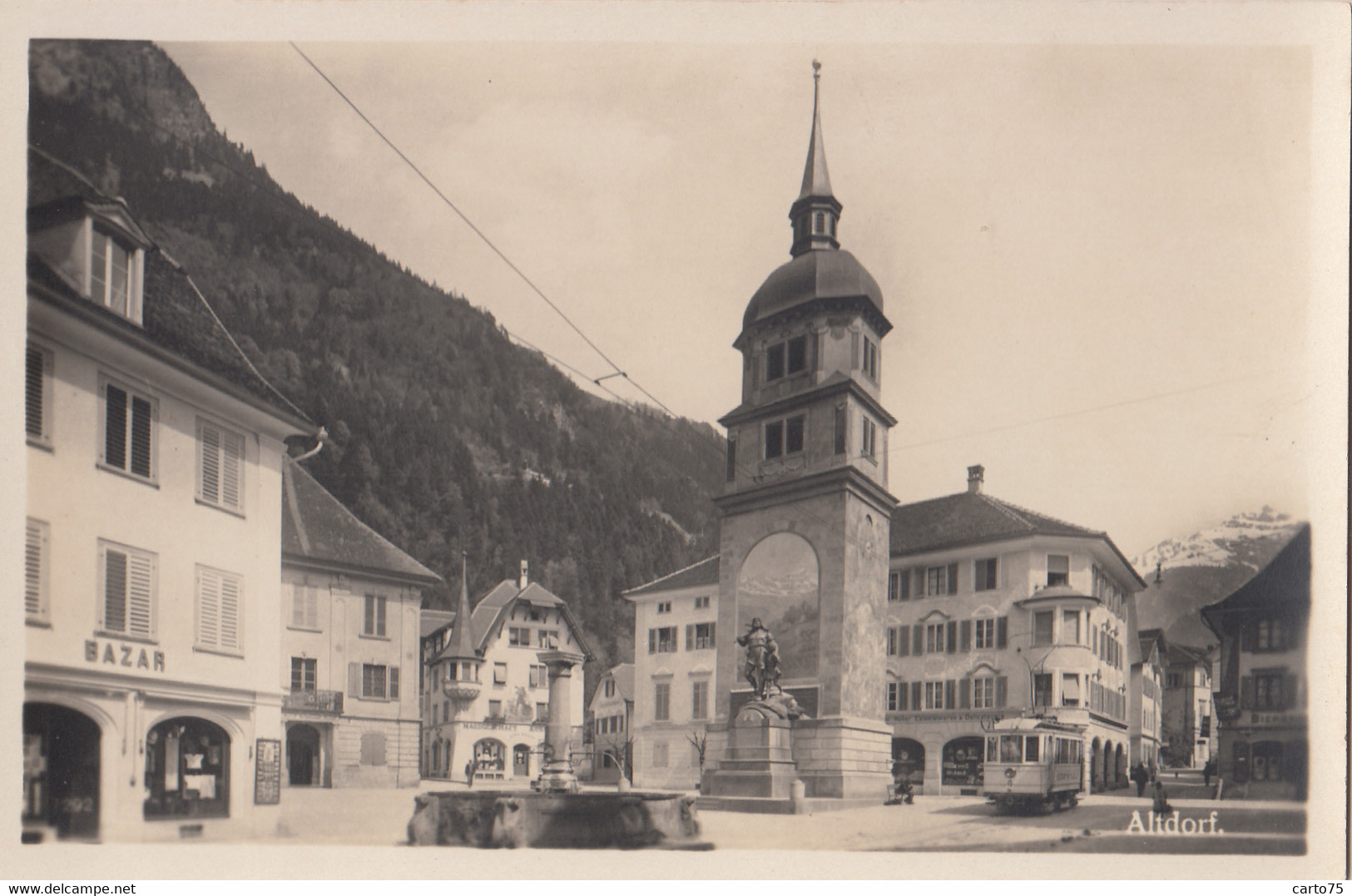 Suisse - Altdorf - Ville - Tramway - Bazar - Altdorf