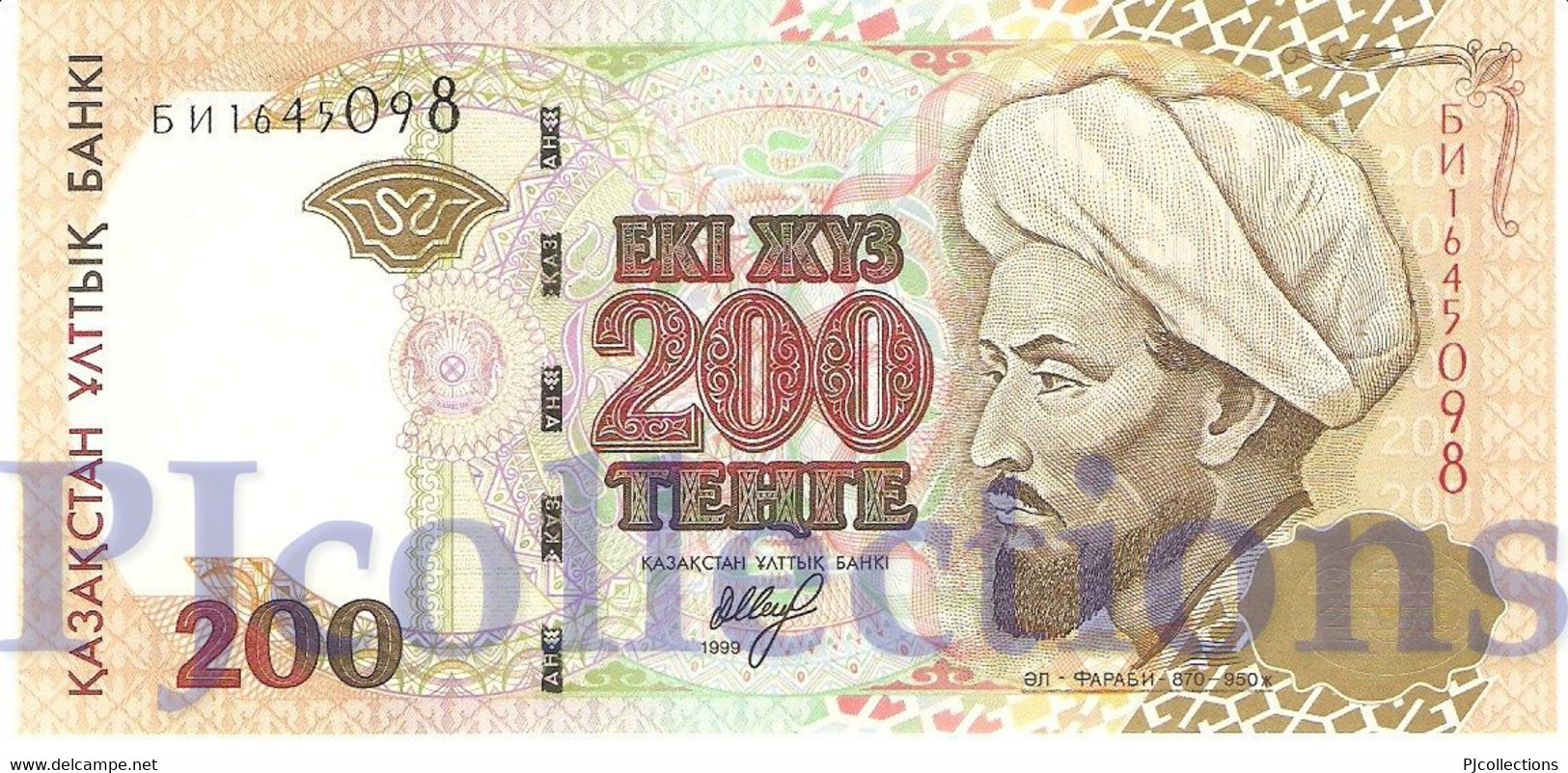 KAZAKHSTAN 200 TENGE 1999 PICK 20b UNC - Kazakhstán