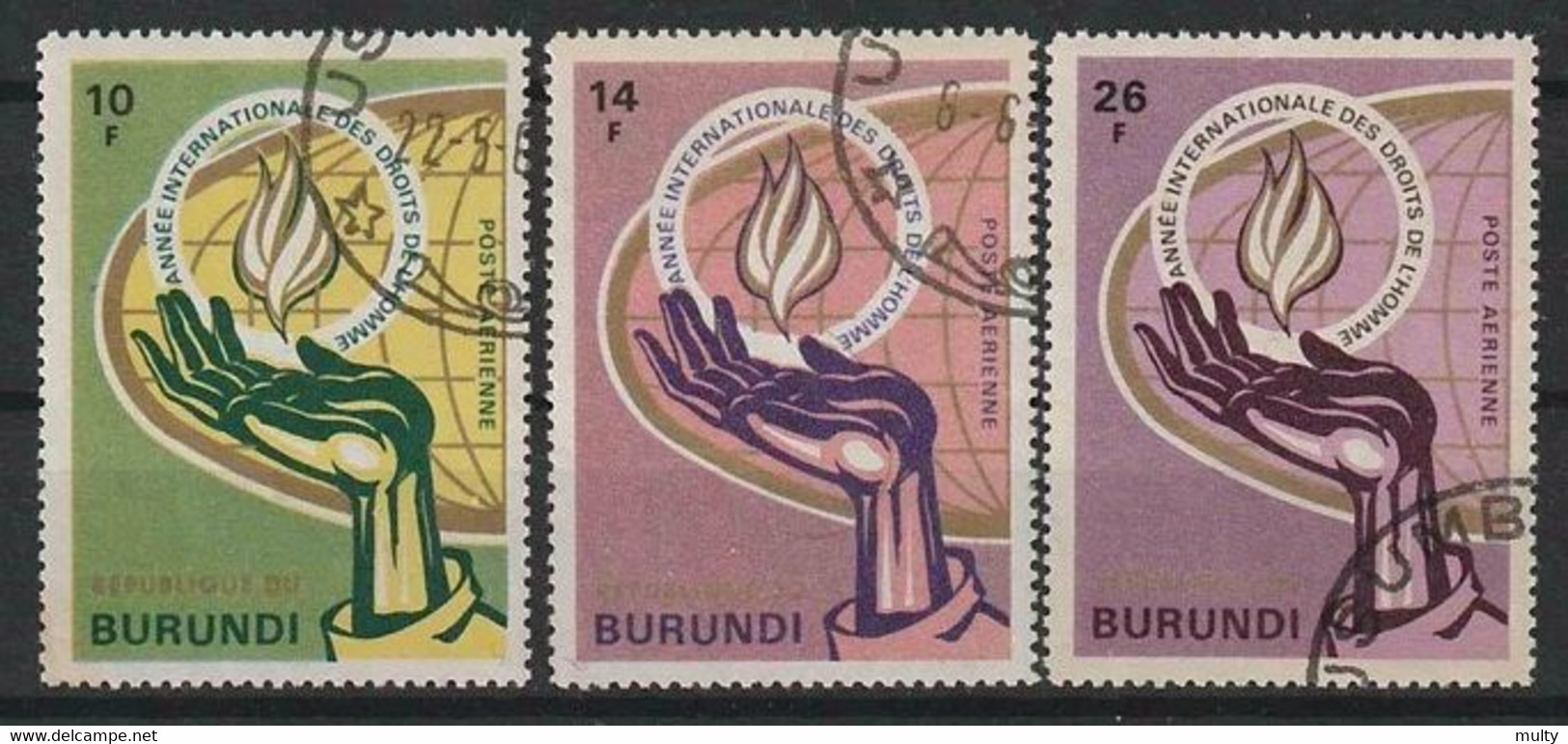 Burundi Y/T LP 104 / 106 (0) - Airmail