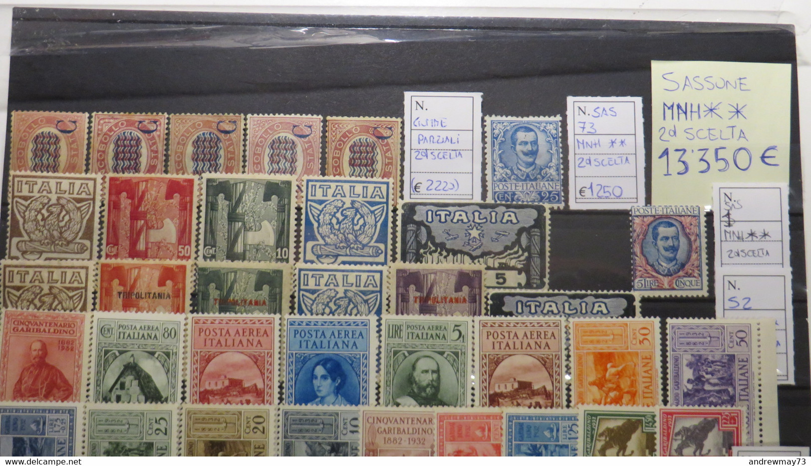 ITALY KINGDOM AND COLONIES- WONDERFUL 2ND CHOICE COLLECTION- 13350 € ON CATALOGUE !