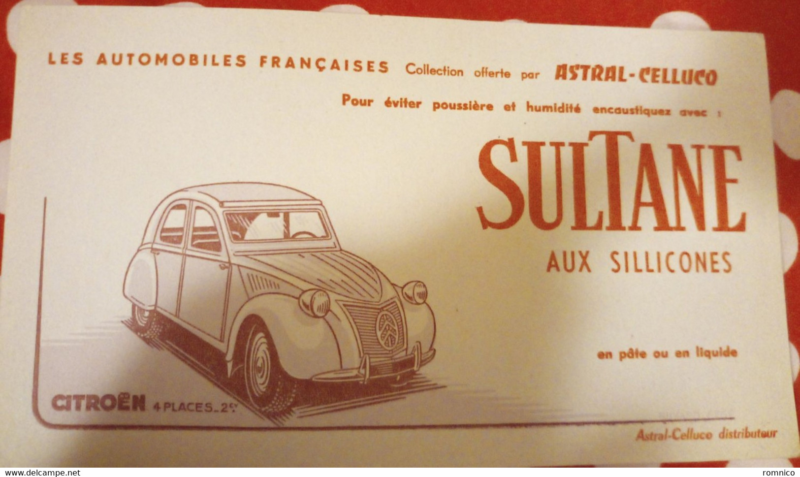 Buvard 2CV Sultane - Automotive