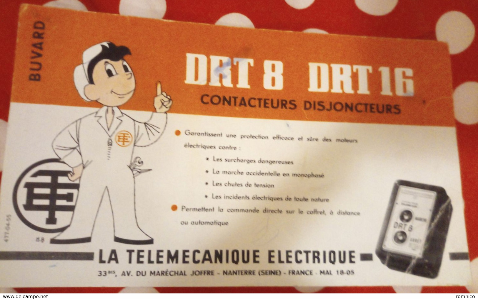 Buvard Contacteurs Disjoncteurs - Electricité & Gaz