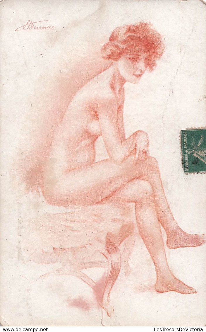 CPA Illustrateur - Suzanne Meunier - Etude De Nu - Marque L E Déposée - Serie N°43 - Femme Nue - Meunier, S.