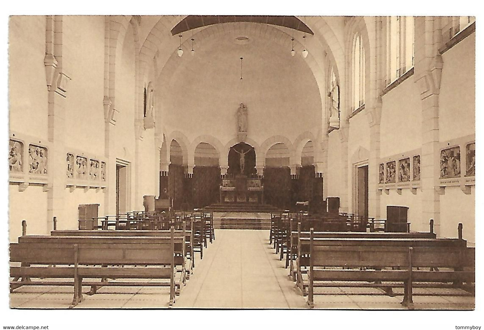 CPA Santhoven, Séminaire Des Missions (Chapelle, Vue Intérieure) - Zandhoven