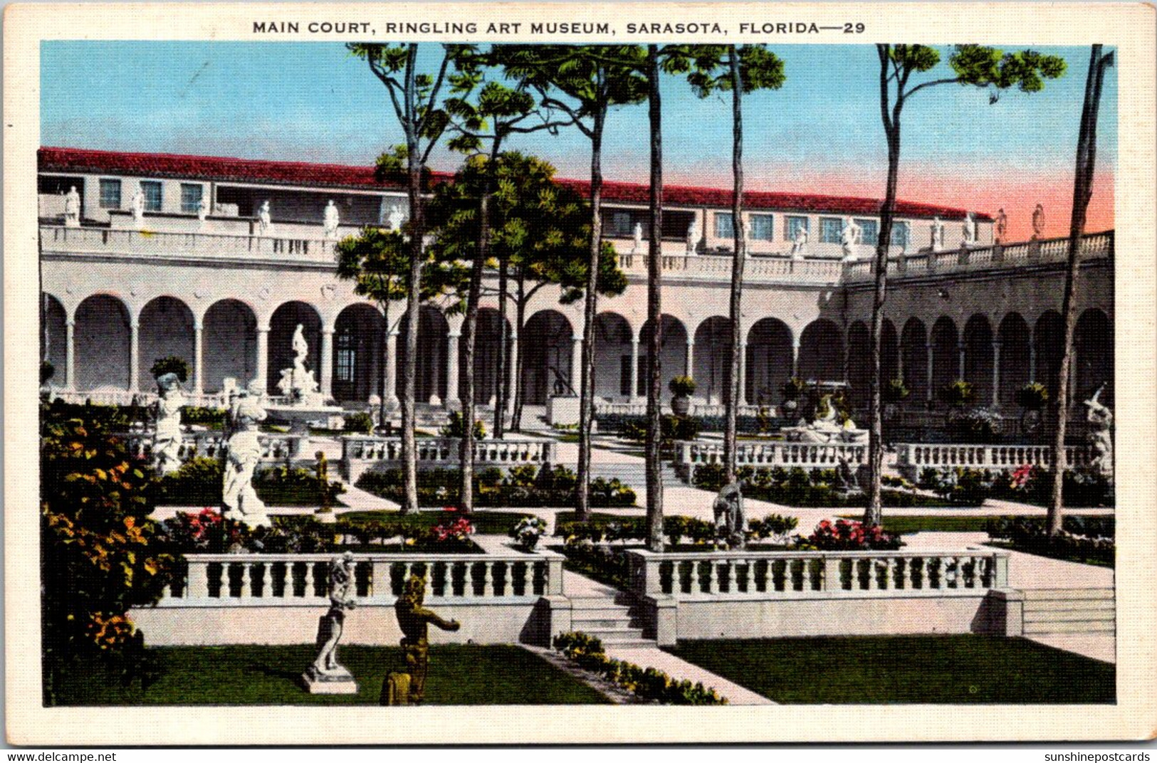 Florida Sarasota Ringling Art Museum Main Court - Sarasota