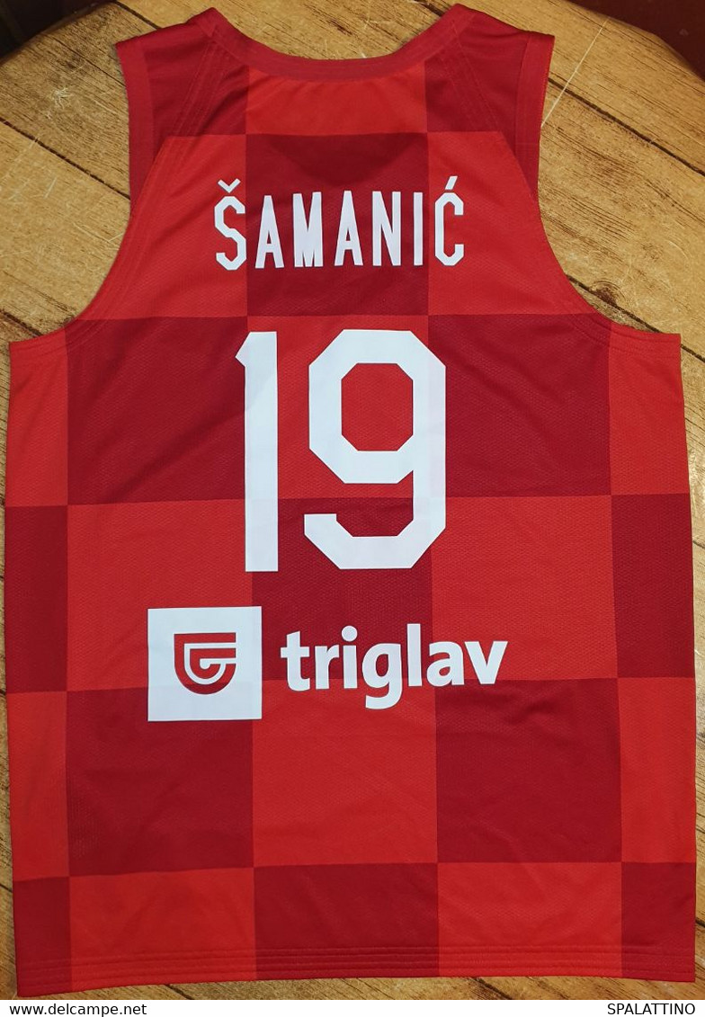 CROATIA MEN'S NATIONAL BASKETBALL TEAM- ŠAMANIĆ SHIRT JERSEY, SAN ANTONIO SPURS - Kleding, Souvenirs & Andere