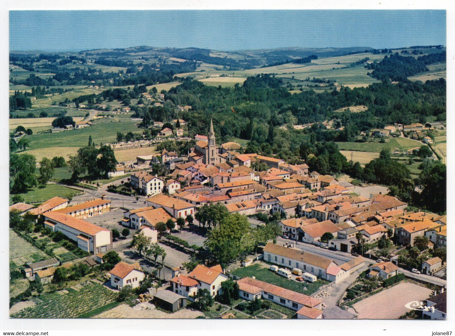 CPM    64     BIDACHE         -    VUE AERIENNE - Bidache