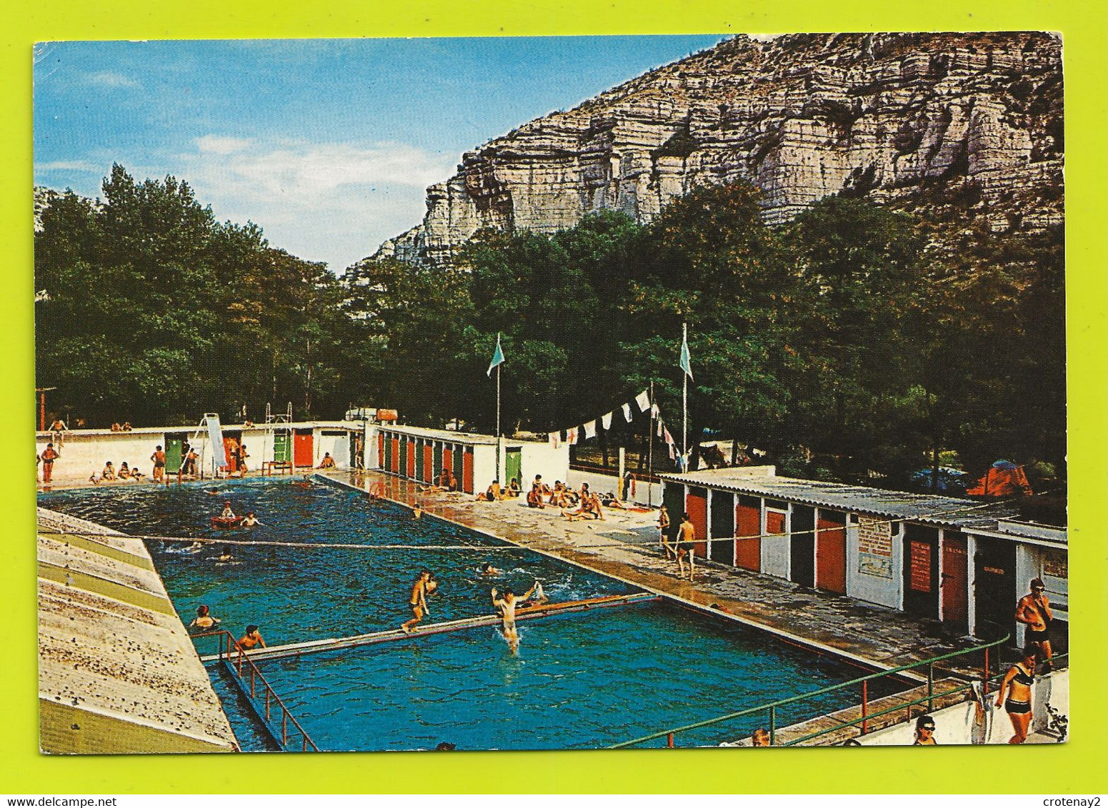 07 LE POUZIN N°904 La Piscine Baignade Toboggan Plongeoir En 1969 - Le Pouzin