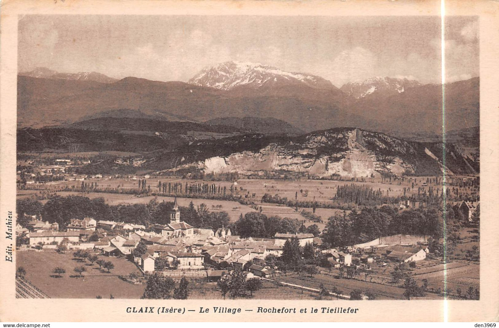 CLAIX (Isère) - Le Village - Rochefort Et Le Tieillefer - Claix