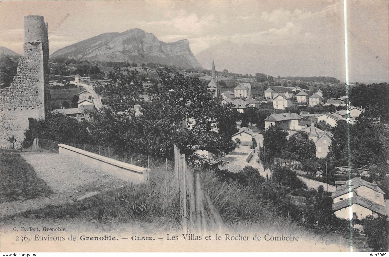 CLAIX (Isère) - Les Villas Et Le Rocher De Comboire - Environs De Grenoble - Claix