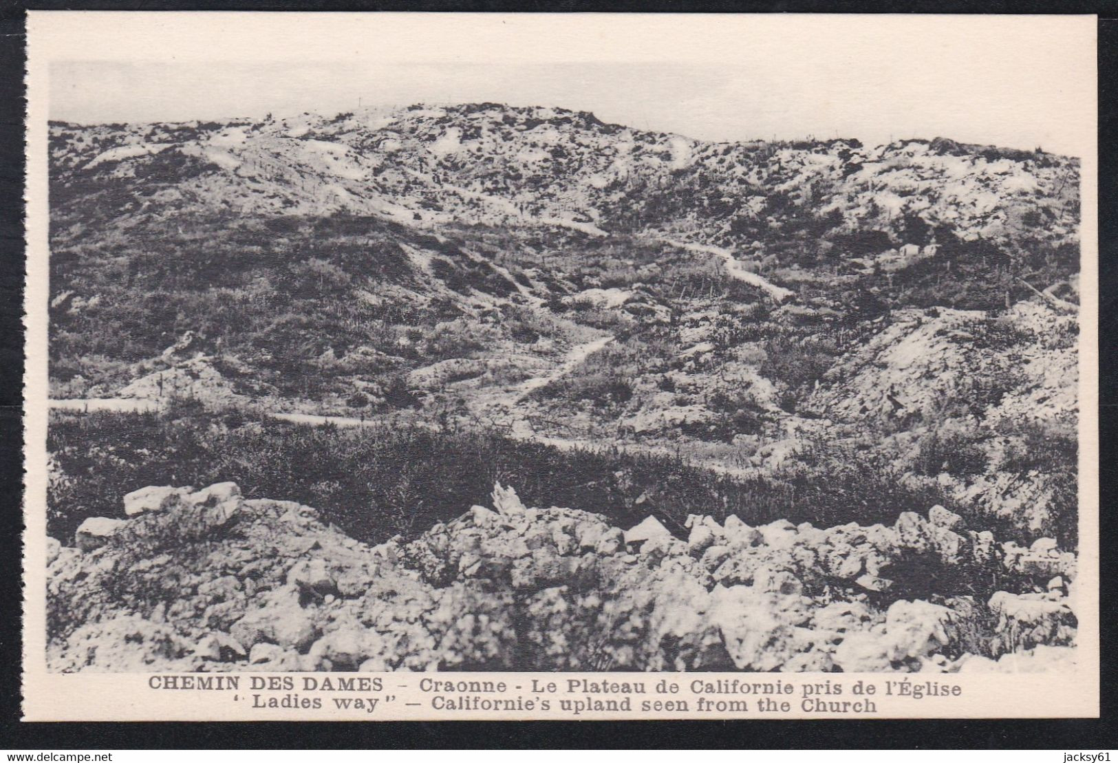 02 - Chemin Des Dames - Craonne De Californie Pris De L'églse - Craonne