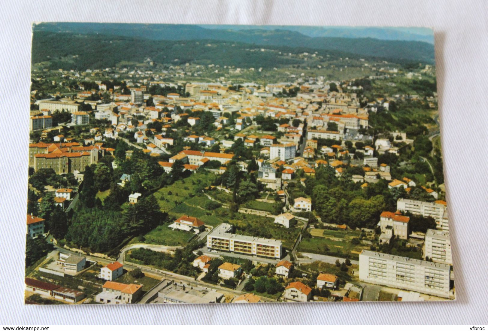 Cpm 1985, Aubenas En Vivarais, Vue Générale, Ardèche 07 - Aubenas