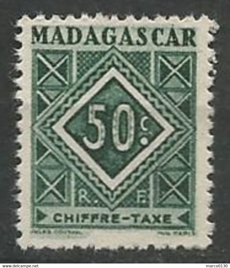 MADAGASCAR / TAXE N° 33 NEUF - Timbres-taxe