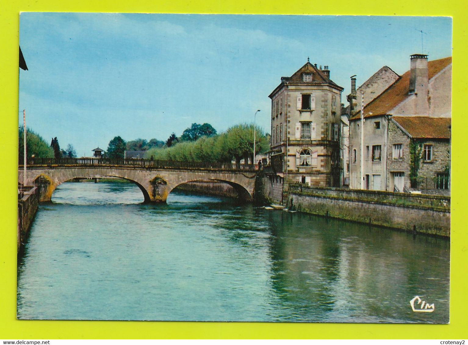 70 SAINT LOUP SUR SEMOUSE Le Grand Pont Sur La Semouse VOIR DOS - Saint-Loup-sur-Semouse