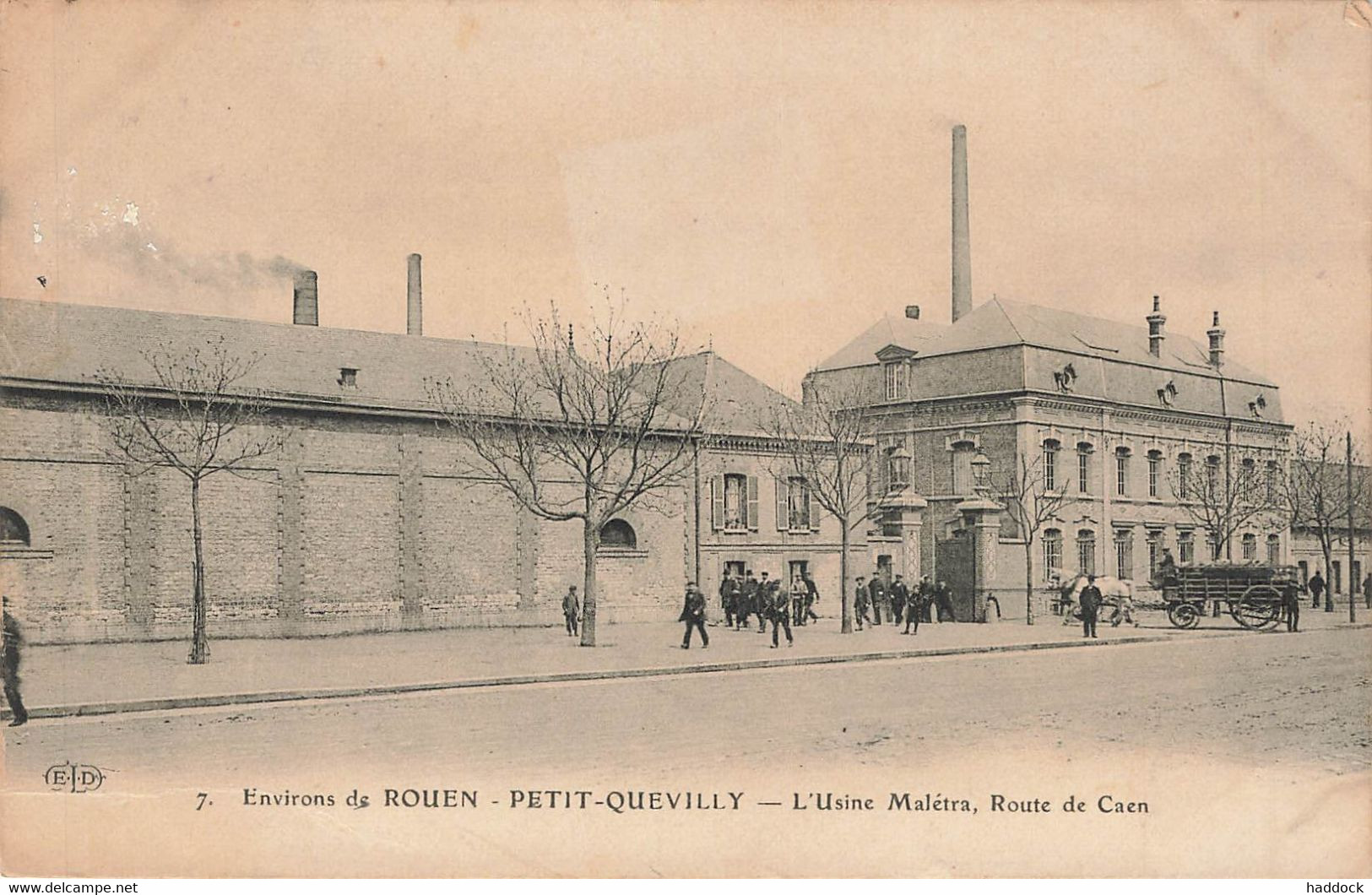 PETIT QUEVILLY : L'USINE MALETRA ROUTE DE CAEN - Le Petit-Quevilly
