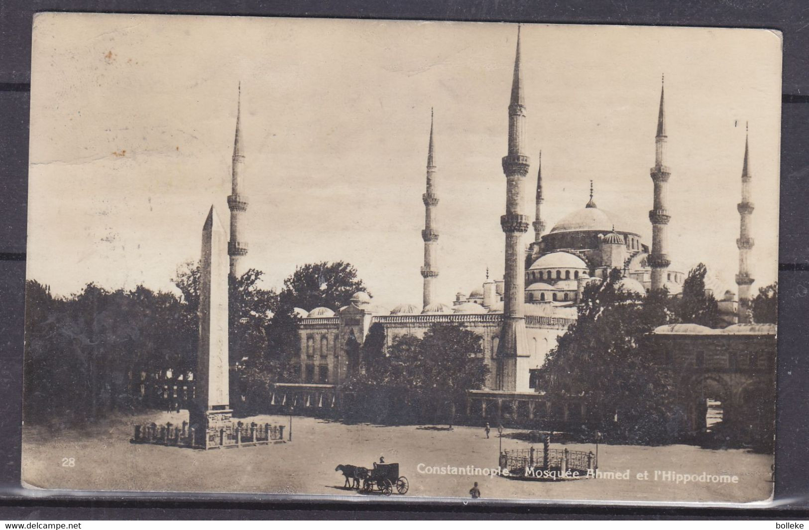 Turquie - Carte Postale De 1929 - Oblit Galata - Exp Vers Gand - Vue De La Mosquée Et Hippodrome - Covers & Documents