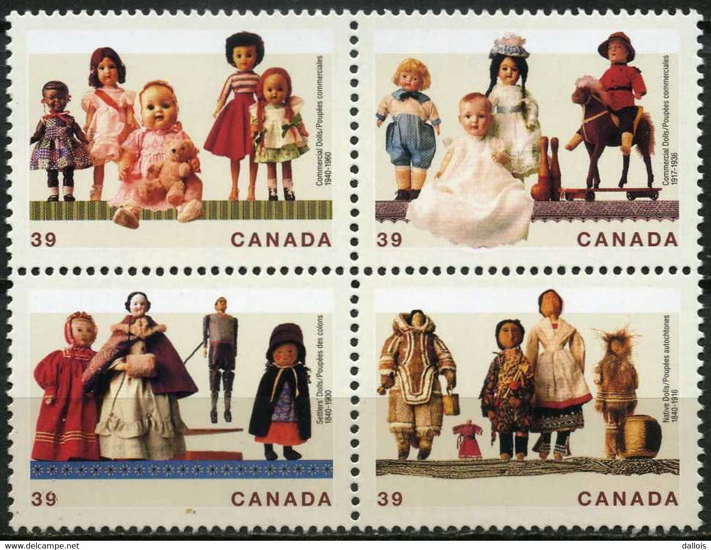 Canada - 1990 - Poupées - Neufs - Puppen