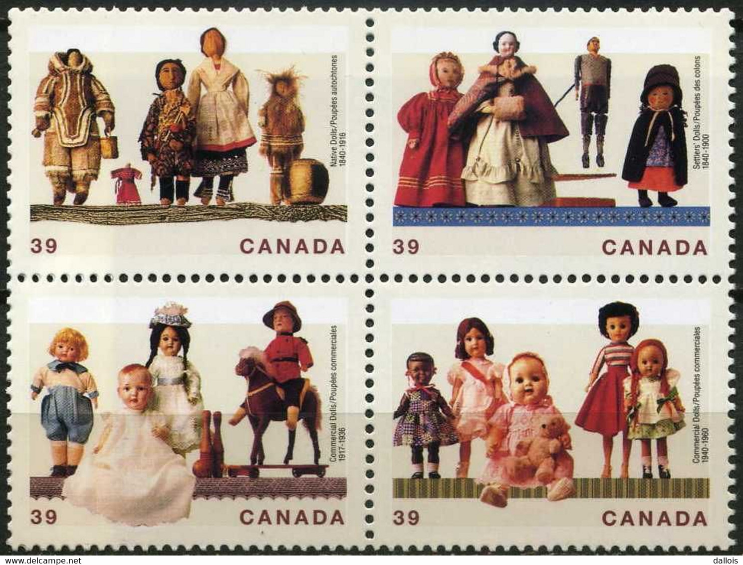 Canada - 1990 - Poupées - Neufs - Puppen