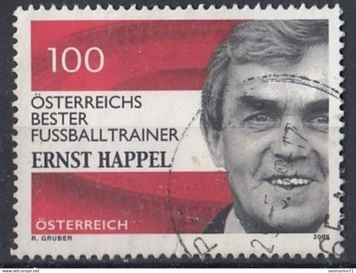 AUSTRIA 2491,used,football - Used Stamps