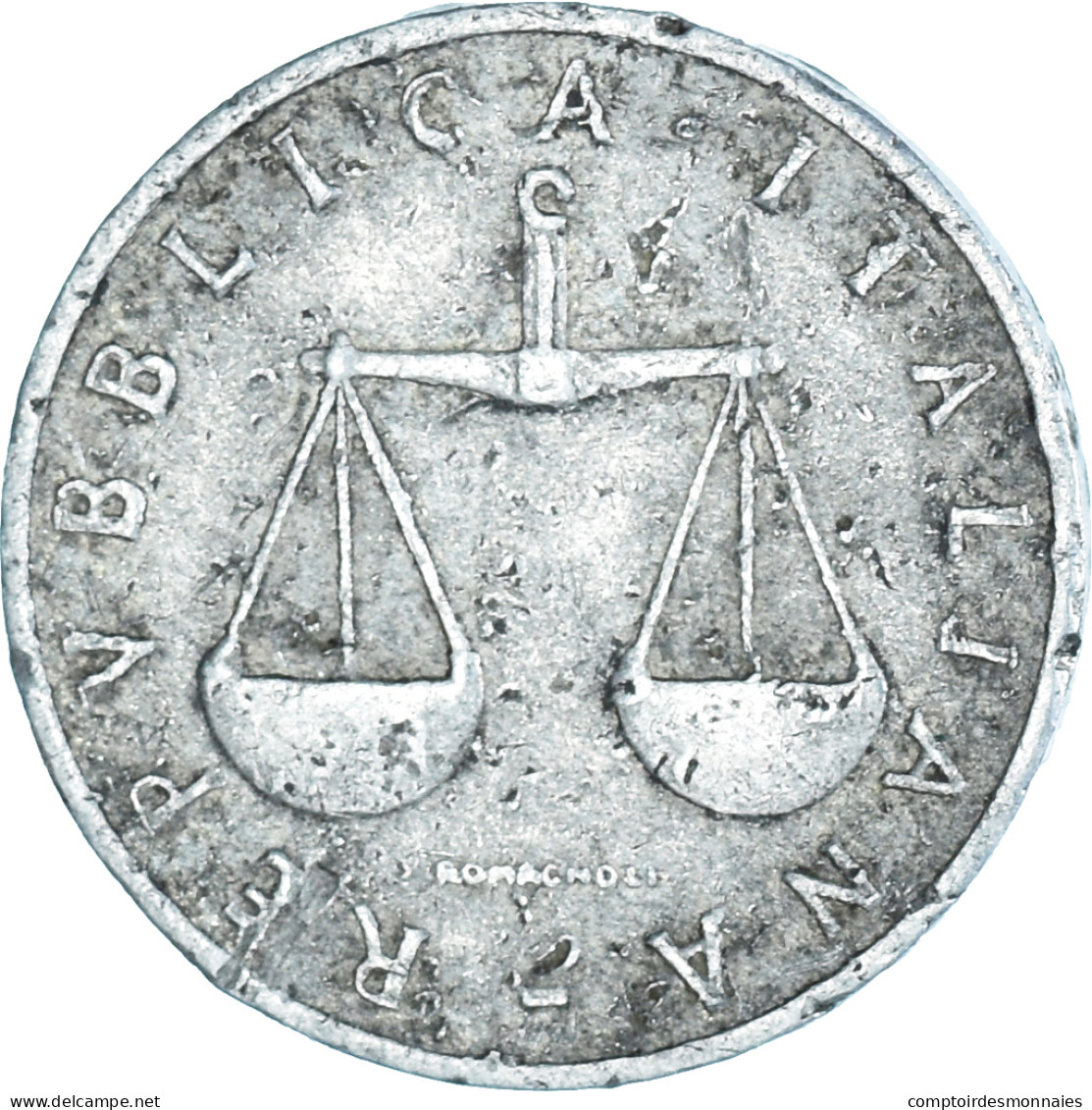 Monnaie, Italie, Lira, 1958 - 1 Lira